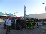 Oefening Brand Wegvervoer Auto Vaart Buitenpost